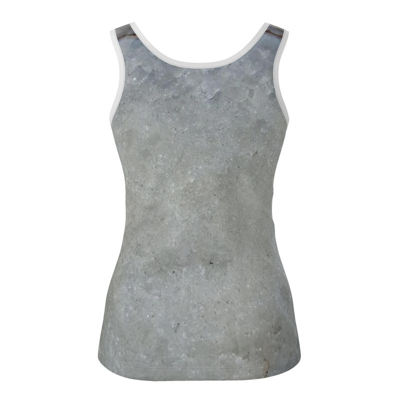 Specimen 001W: Blue&Ochre Filigree Montana Agate Geode Women's Tank Top